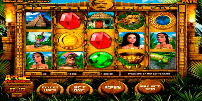 Những quy tắc chơi trong game kho báu Aztec